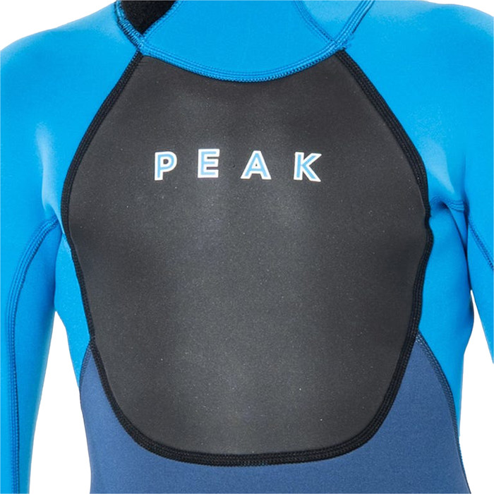 2023 Peak Energa Junior 4/3mm Back Zip Traje P3741j - Azul